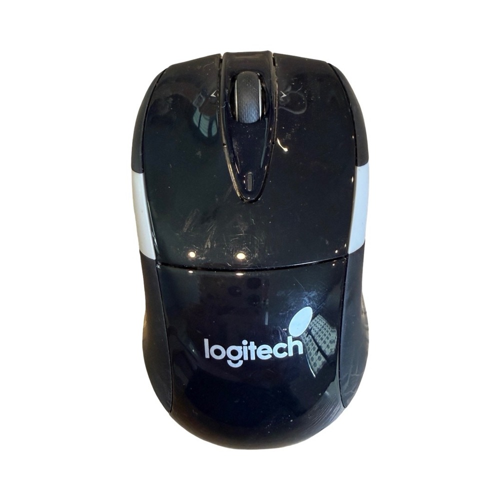 Logitech M525 Wireless Optical Mouse Black Silver M-R0030 P/N 810-002538